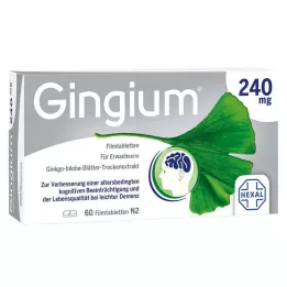 GINGIUM 240 mg filmovertrukne tabletter, 60 stk