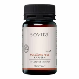 Sovita folinsyre plus kapsler, 180 stk