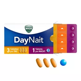 WICK DayNait filmovertrukne tabletter, 16 stk