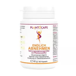 PLANTOCAPS Endelig Tab Vægt Kapsler, 60 stk