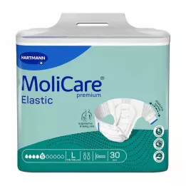 MOLICARE Premium Elastic Slip 5 dråber str. L, 30 stk