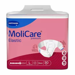 MOLICARE Premium Elastic Briefs 7 dråber str. L, 30 stk