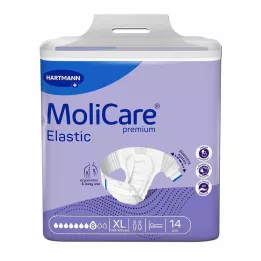 MOLICARE Premium Elastic Briefs 8 dråber str. XL, 14 stk