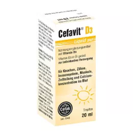 CEFAVIT D3 Flydende pure dråber til oral brug, 20 ml