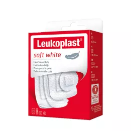 LEUKOPLAST blød hvid Str.19x72/D.25/38x72/38x38mm, 30 stk
