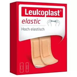 LEUKOPLAST Elastiske strimler 19x76 mm 8 stk/25x76 mm 12 stk, 20 stk