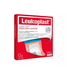 LEUKOPLAST Leukomed Sorbact steril 8x10 cm, 3 stk