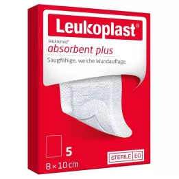 LEUKOPLAST Leukomed steril 8x10 cm sårbandage, 5 stk
