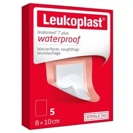 LEUKOPLAST Leukomed T Plus steril 8x10 cm, 5 stk