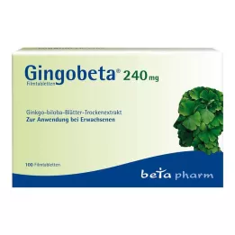 GINGOBETA 240 mg filmovertrukne tabletter, 100 stk
