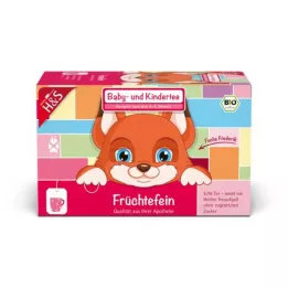 H&amp;S Økologisk baby- og børne-te-frugtfilterposer, 20X2,5 g