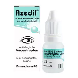 AZEDIL 0,5 mg/ml øjendråberopløsning, 6 ml