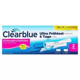 CLEARBLUE Graviditetstest tidlig påvisning, 2 stk