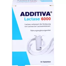ADDITIVA Lactase 6000 tabletter, 70 stk