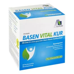 BASEN VITAL KUR plus Vitamin D3+K2 Pulver, 60 stk