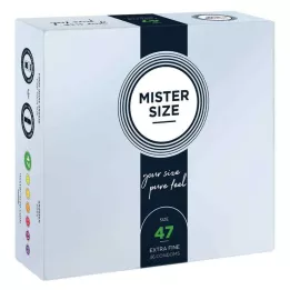MISTER Størrelse 47 kondomer, 36 stk