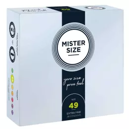 MISTER Størrelse 49 kondomer, 36 stk
