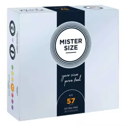 MISTER Størrelse 57 kondomer, 36 stk