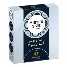 MISTER Str. 57 kondomer, 3 stk