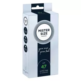 MISTER Størrelse 47 kondomer, 10 stk