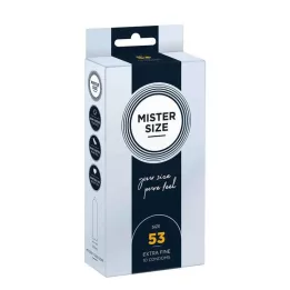 MISTER Størrelse 53 kondomer, 10 stk