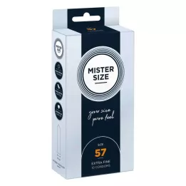 MISTER Størrelse 57 kondomer, 10 stk