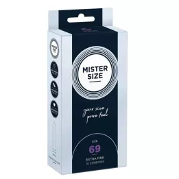 MISTER Størrelse 69 kondomer, 10 stk