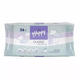 BELLA Happy Baby vådservietter følsomme med klikmekanisme, 56 stk