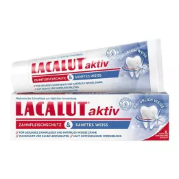 LACALUT aktiv tandkødsbeskyttelse &amp; blid hvid tandpasta, 75 ml