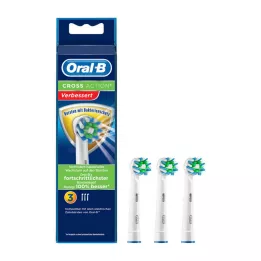ORAL B Børstehoveder CrossAction bakteriebeskyttelse, 3 stk