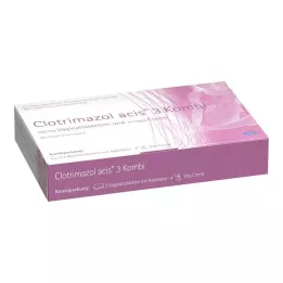 CLOTRIMAZOL acis 3 kombinationspakke, 1 stk