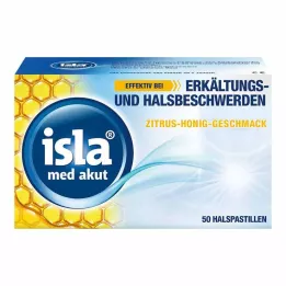 ISLA MED akutte citrushonningpastiller, 50 stk