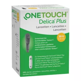 ONE TOUCH Delica Plus nålelancetter, 100 stk