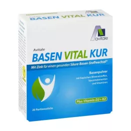 BASEN VITAL KUR plus Vitamin D3+K2 Pulver, 20 stk