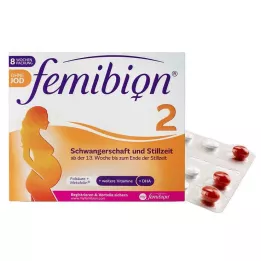 FEMIBION 2 Graviditet+amning uden jod Kpg., 2X60 St