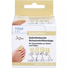 ZEHENFLEX Skumtape.4 cmx5 m latexfri hud, 1 stk