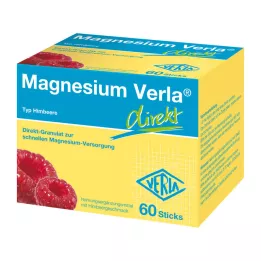 MAGNESIUM VERLA direkte granulat hindbær, 60 stk