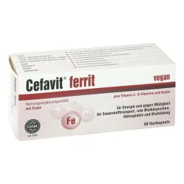 Cefavit ferrit hårde kapsler, 60 stk