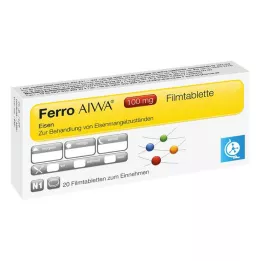 FERRO AIWA 100 mg filmovertrukne tabletter, 20 stk