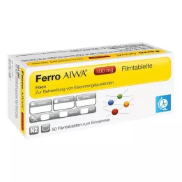 FERRO AIWA 100 mg filmovertrukne tabletter, 50 stk