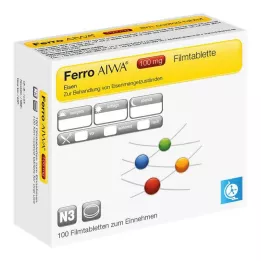 FERRO AIWA 100 mg filmovertrukne tabletter, 100 stk