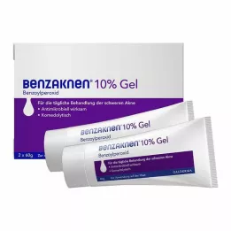 BENZAKNEN 10% Gel, 2X60 g