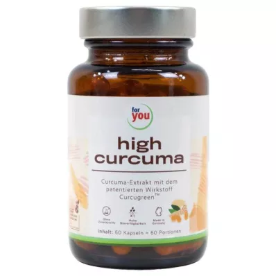 FOR YOU høje curcuma kapsler, 60 stk FOR YOU høje curcuma kapsler, 60 stk