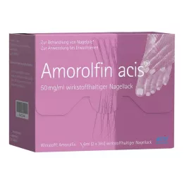 AMOROLFIN acis 50 mg/ml aktiv ingrediens neglelak, 6 ml