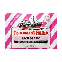FISHERMANS FRIEND Hindbærsukkerfrie pastiller, 25 g