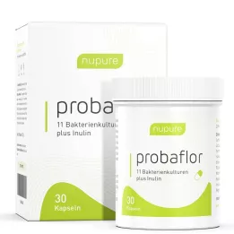 NUPURE probaflor probiotika til tarmudrensning Kps., 30 stk