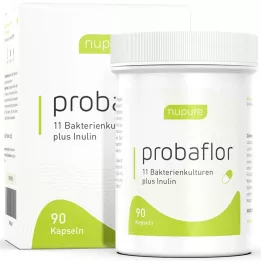 NUPURE probaflor probiotika til tarmrensningskapsler, 90 stk