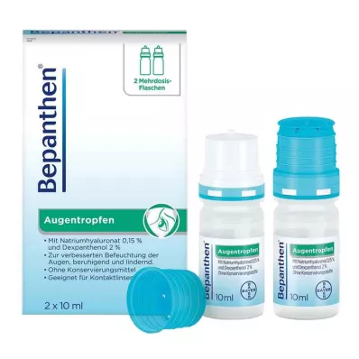 BEPANTHEN Øjendråber, 2X10 ml BEPANTHEN Øjendråber, 2X10 ml