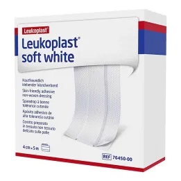 Leukoplast blød hvid gips 4 cmx5 m rulle, 1 stk