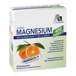 MAGNESIUM 400 direkte orange portionsstave, 20X2,1 g